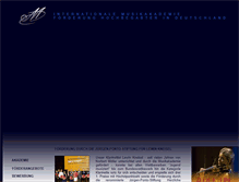 Tablet Screenshot of int-musikakademie.org